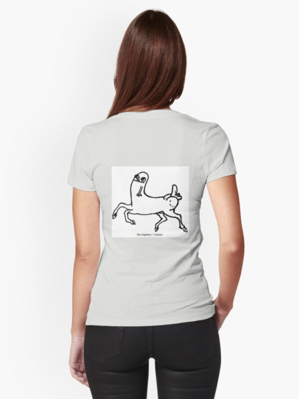 Dickbutt Centaur Fitted T-Shirt - Image 39