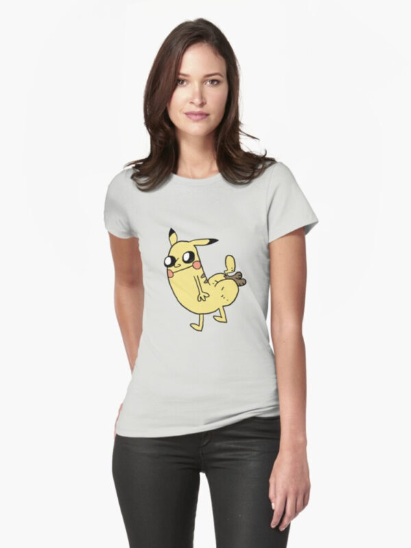 Pikabutt Fitted T-Shirt - Image 37