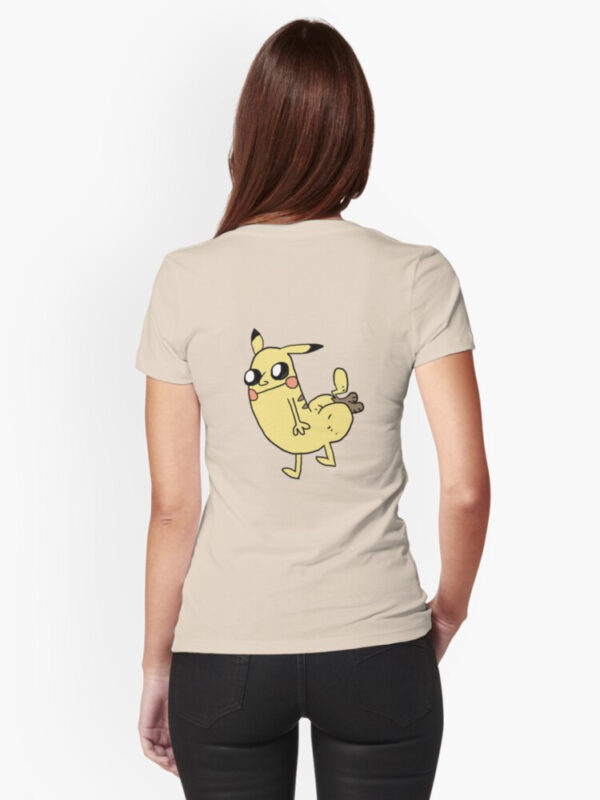 Pikabutt Fitted T-Shirt - Image 42