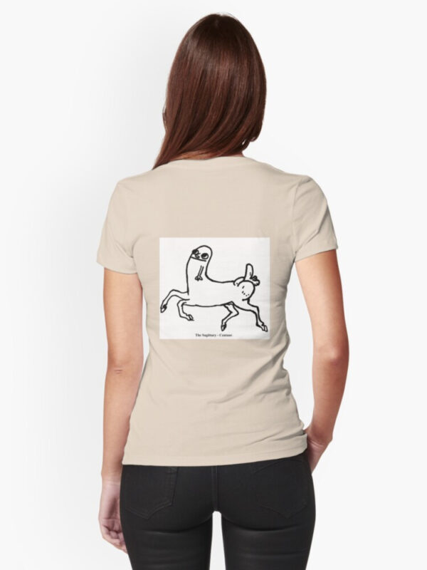 Dickbutt Centaur Fitted T-Shirt - Image 42