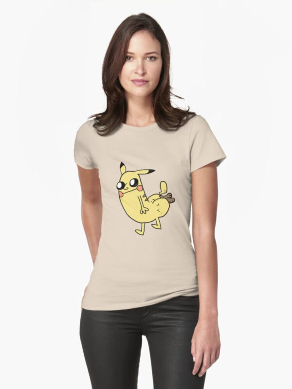Pikabutt Fitted T-Shirt - Image 40