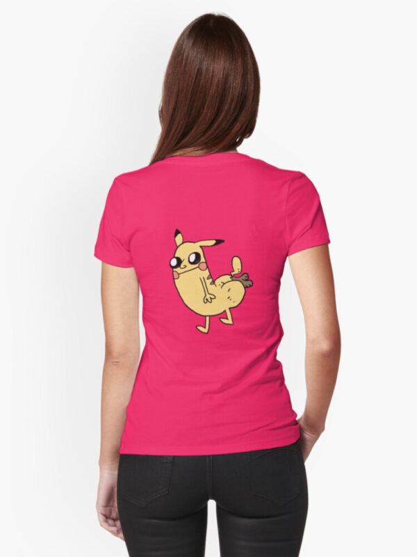Pikabutt Fitted T-Shirt - Image 36