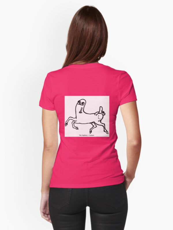 Dickbutt Centaur Fitted T-Shirt - Image 36