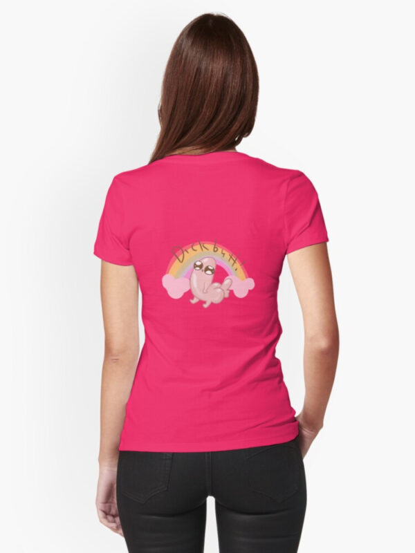 Dickbutt Fitted T-Shirt - Image 36