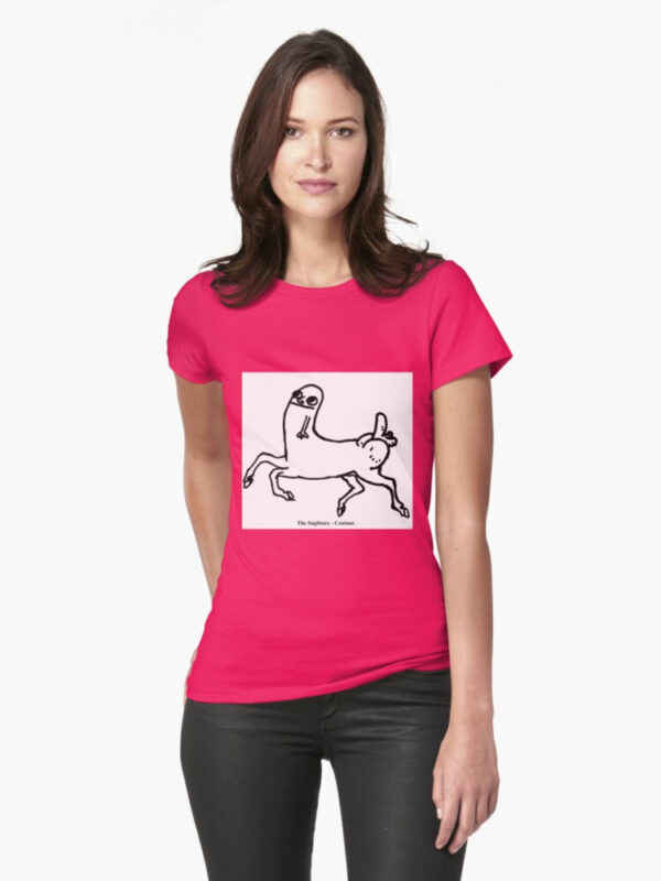 Dickbutt Centaur Fitted T-Shirt - Image 34