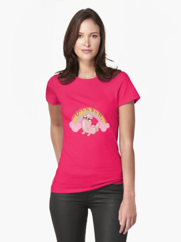 Dickbutt Fitted T-Shirt - Image 34