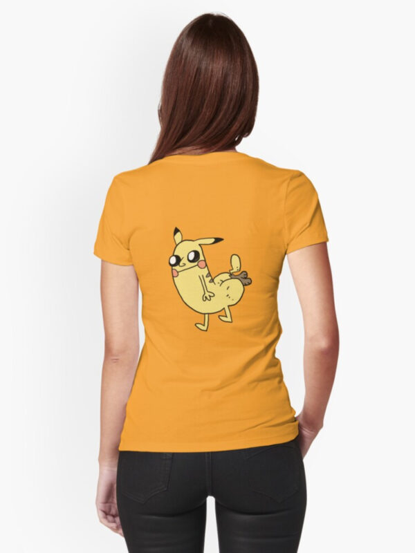 Pikabutt Fitted T-Shirt - Image 45
