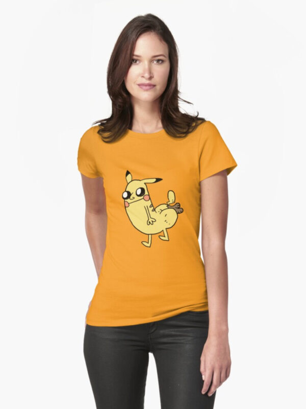 Pikabutt Fitted T-Shirt - Image 43