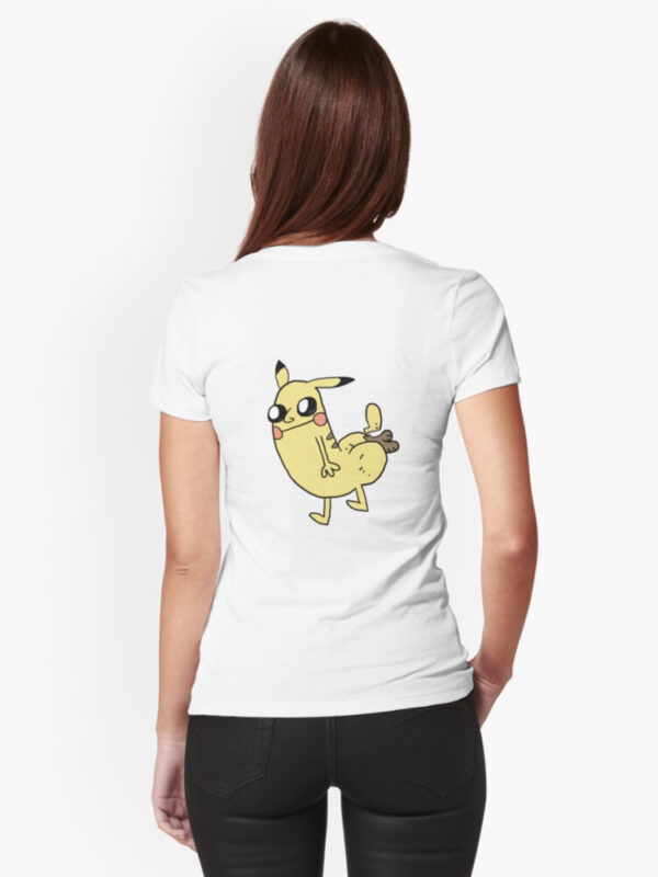 Pikabutt Fitted T-Shirt - Image 6