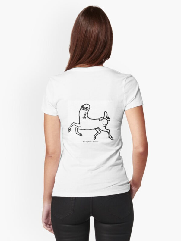 Dickbutt Centaur Fitted T-Shirt - Image 6