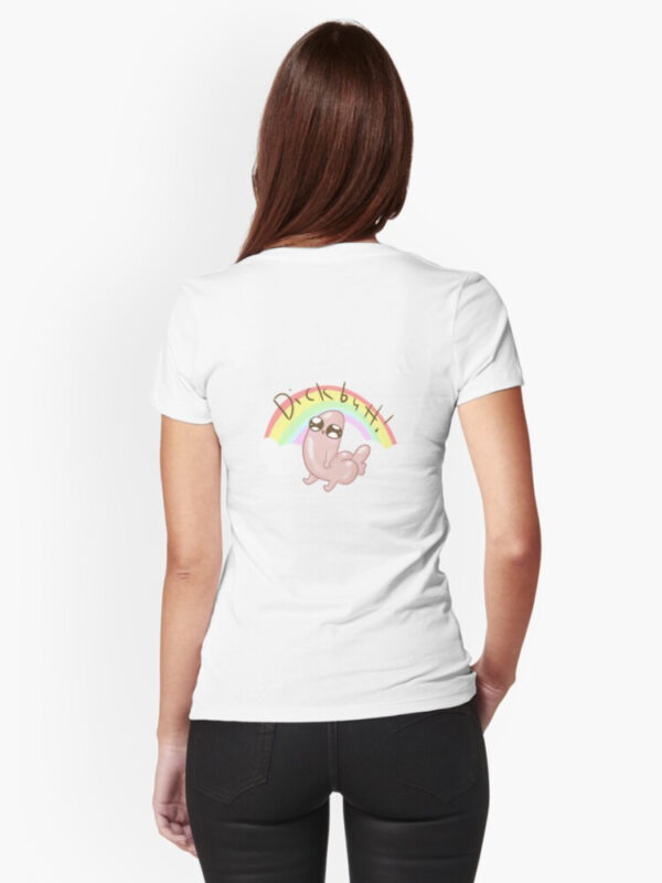 Dickbutt Fitted T-Shirt - Image 6