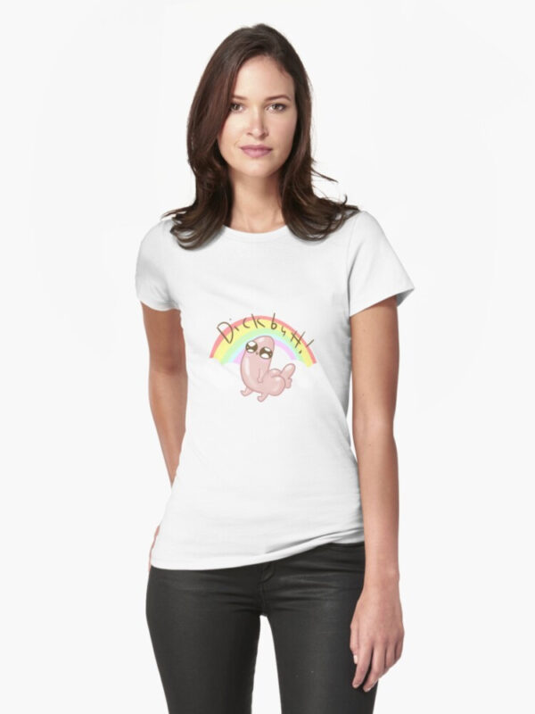 Dickbutt Fitted T-Shirt - Image 4