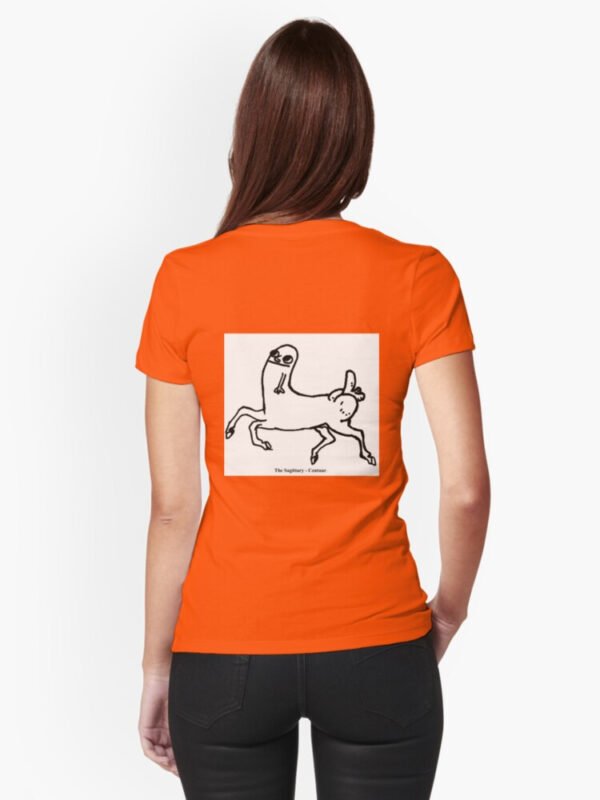 Dickbutt Centaur Fitted T-Shirt - Image 51