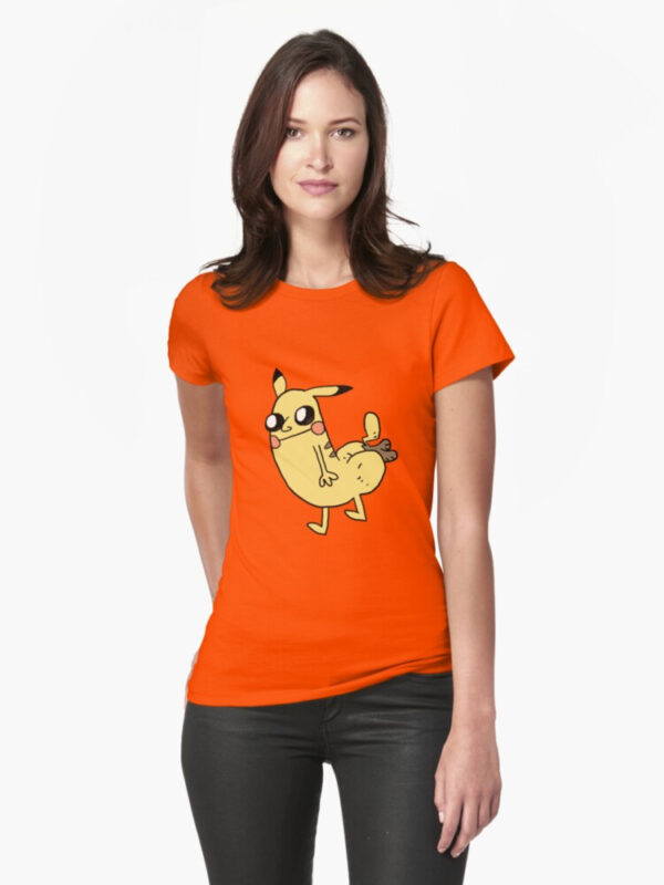 Pikabutt Fitted T-Shirt - Image 49