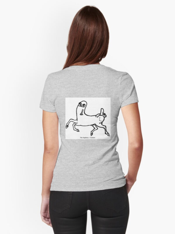 Dickbutt Centaur Fitted T-Shirt - Image 9