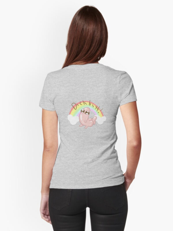 Dickbutt Fitted T-Shirt - Image 9