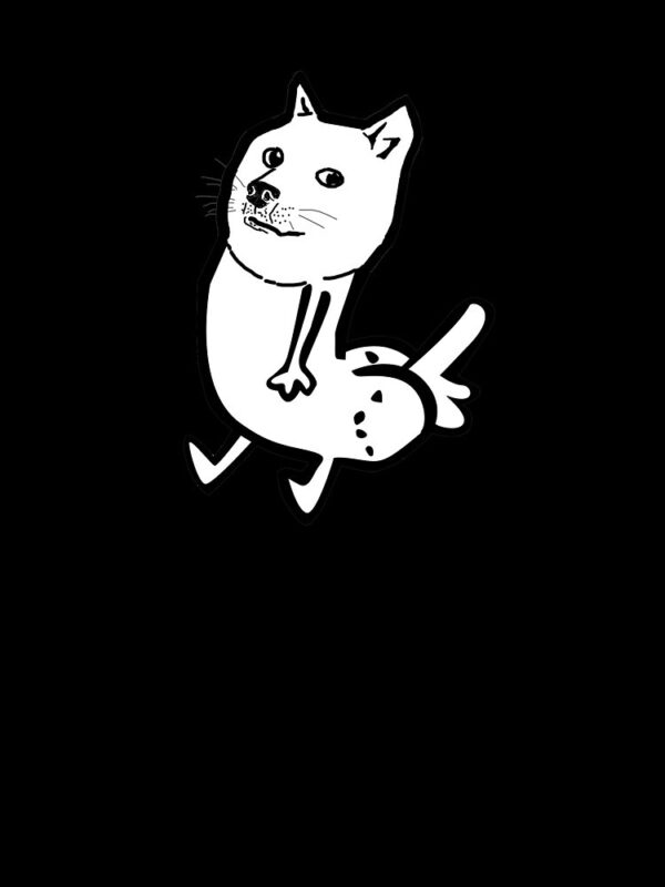 Doge Dickbutt Oversized T-Shirt - Image 2