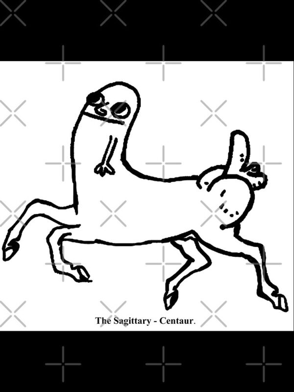 Dickbutt Centaur Oversized T-Shirt - Image 2