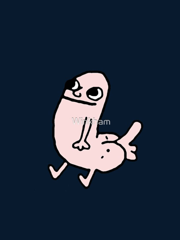 Pink DickButt Meme Zipped Hoodie - Image 11