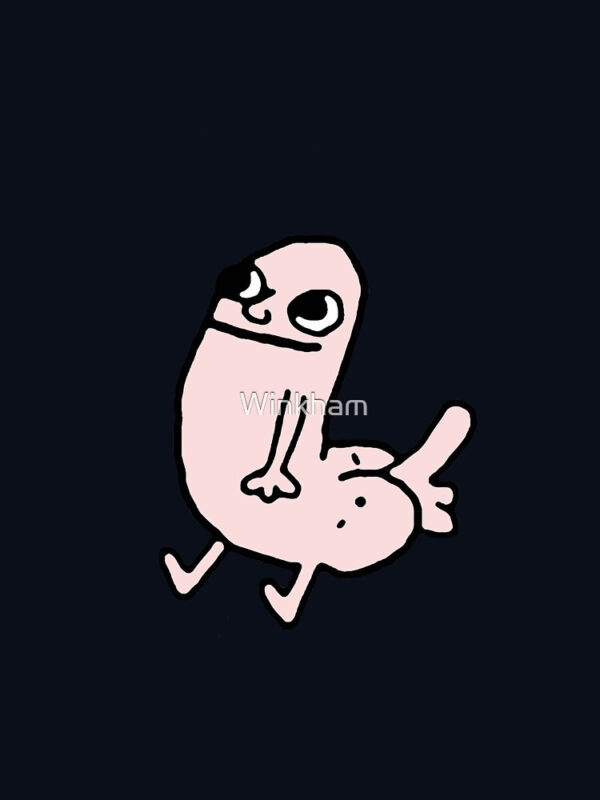 Pink DickButt Meme Pullover Hoodie - Image 23