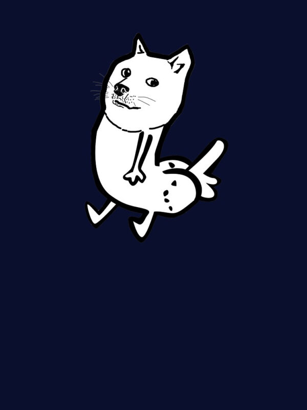 Doge Dickbutt Oversized T-Shirt - Image 8