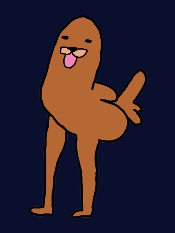 Gondola Dickbutt Oversized T-Shirt - Image 8