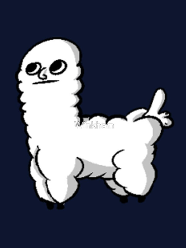 Sheep Dickbutt Meme Classic T-Shirt - Image 11