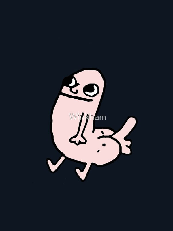 Pink DickButt Meme Pullover Sweatshirt - Image 23