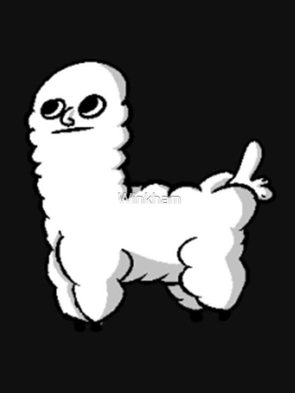 Sheep Dickbutt Meme Classic T-Shirt - Image 2