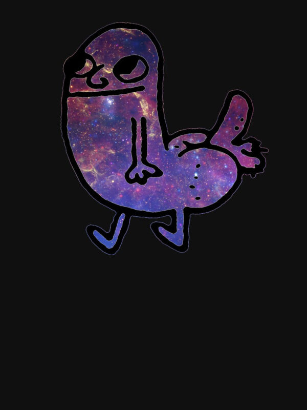 galaxy dickbutt Classic T-Shirt - Image 2