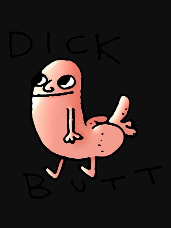 Dick butt Essential T-Shirt - Image 2