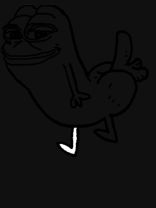 Pepe Dickbutt Essential T-Shirt - Image 2