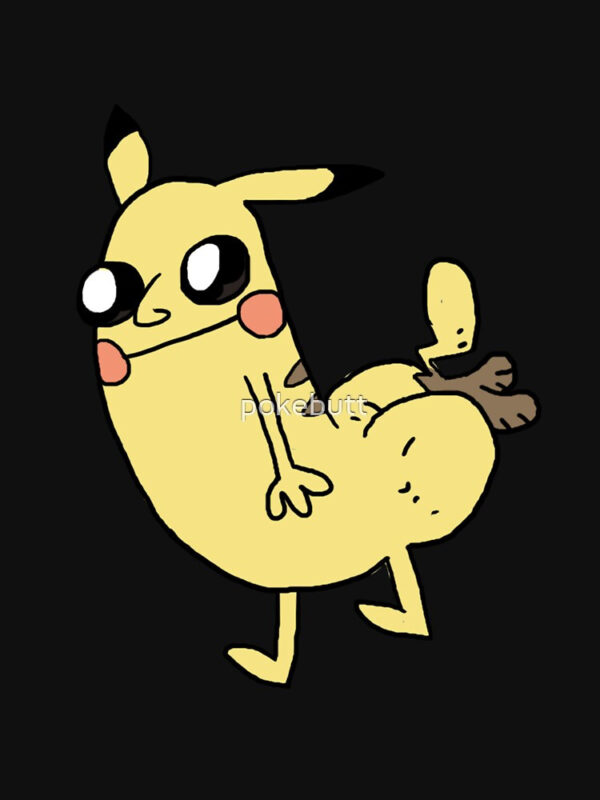 Pikabutt Fitted T-Shirt - Image 2