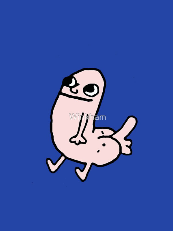 Pink DickButt Meme Pullover Hoodie - Image 26