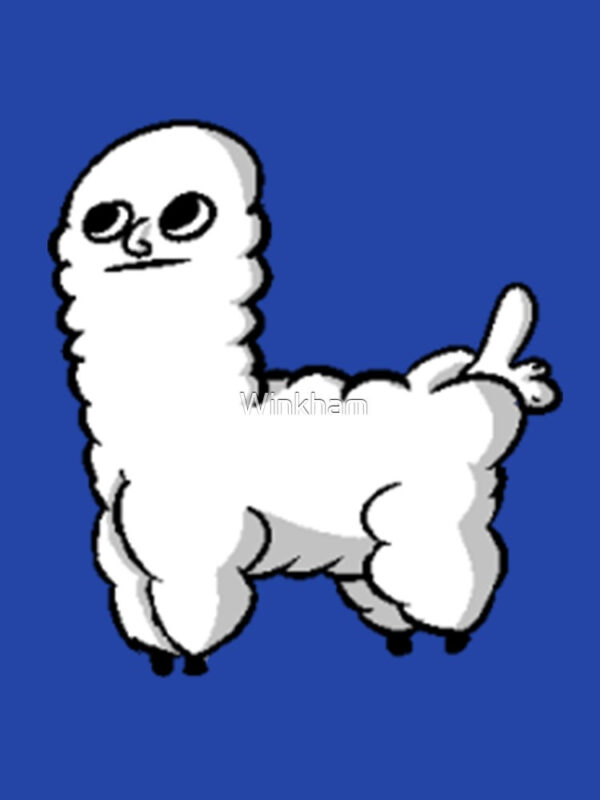 Sheep Dickbutt Meme Pullover Hoodie - Image 26