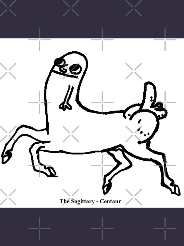 Dickbutt Centaur Fitted T-Shirt - Image 11