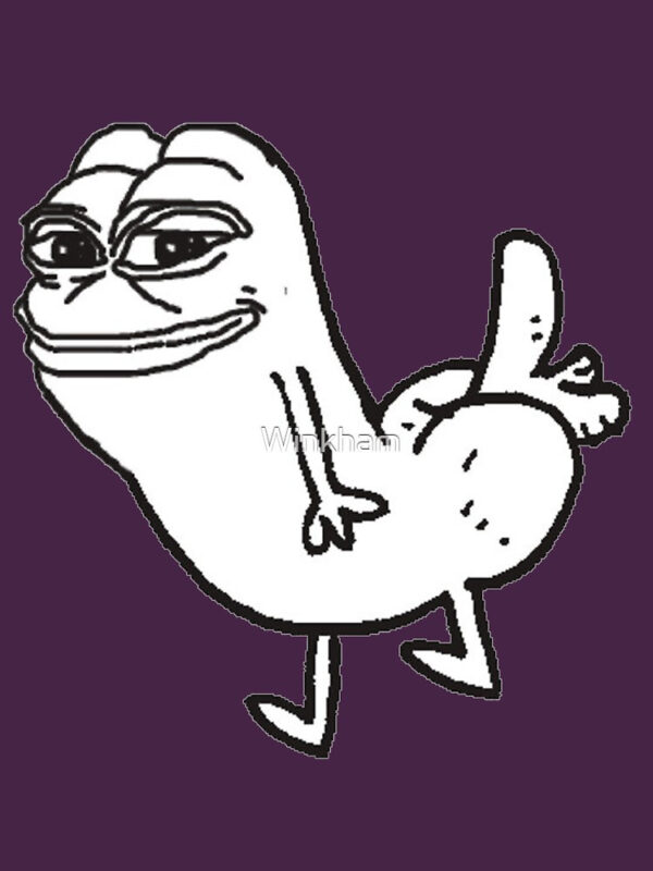 Pepe Dickbutt Fitted T-Shirt - Image 20