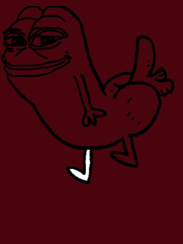 Pepe Dickbutt Essential T-Shirt - Image 38