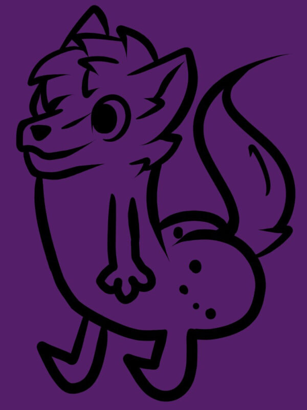 furry butt meme Fitted Scoop T-Shirt - Image 17