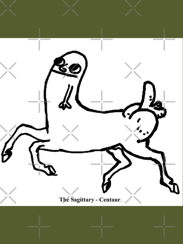 Dickbutt Centaur Fitted T-Shirt - Image 32