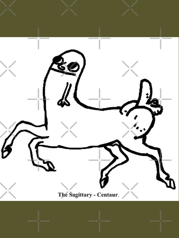Dickbutt Centaur Oversized T-Shirt - Image 20