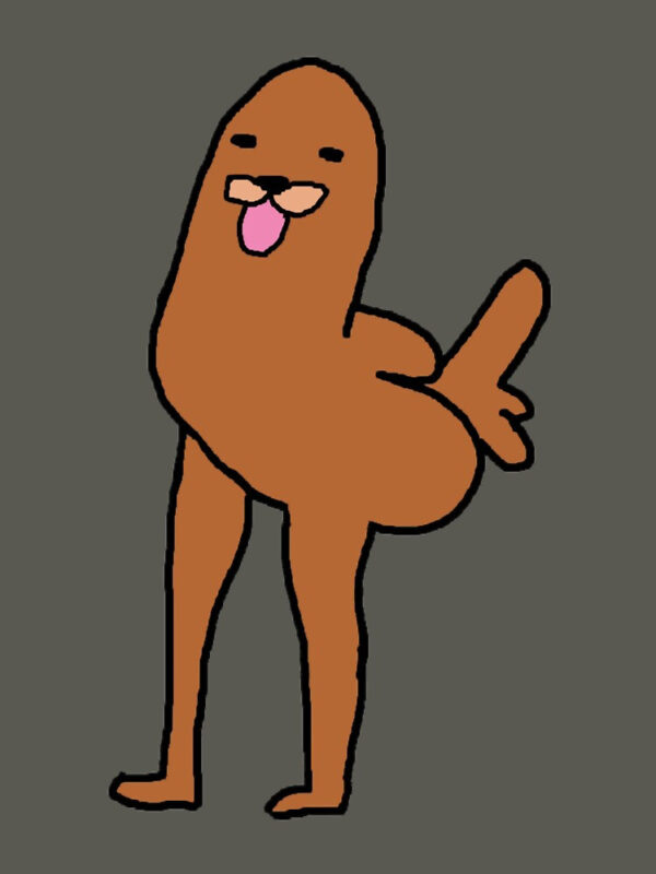 Gondola Dickbutt Oversized T-Shirt - Image 11