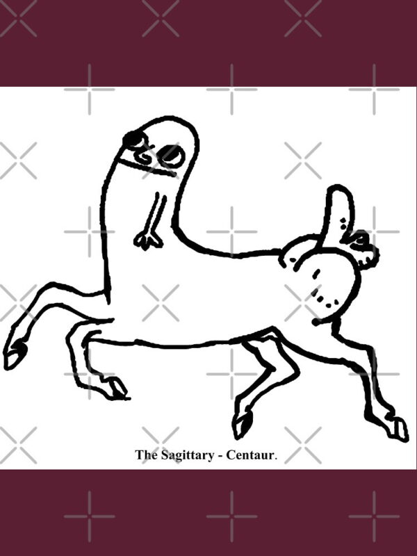 Dickbutt Centaur Fitted T-Shirt - Image 23