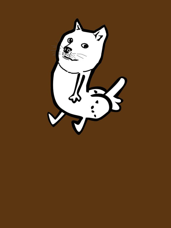Doge Dickbutt Oversized T-Shirt - Image 23
