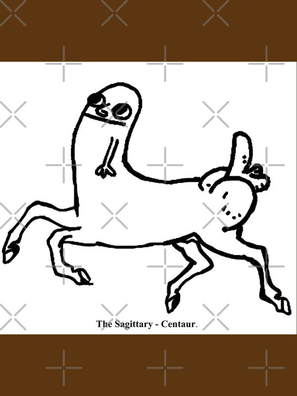 Dickbutt Centaur Oversized T-Shirt - Image 23