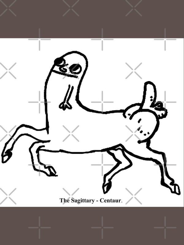Dickbutt Centaur Fitted T-Shirt - Image 26