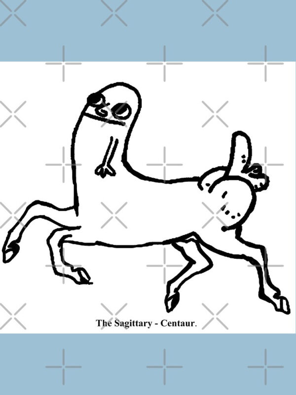 Dickbutt Centaur Fitted T-Shirt - Image 14