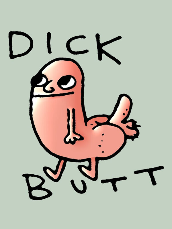 Dick butt Boxy T-Shirt - Image 11