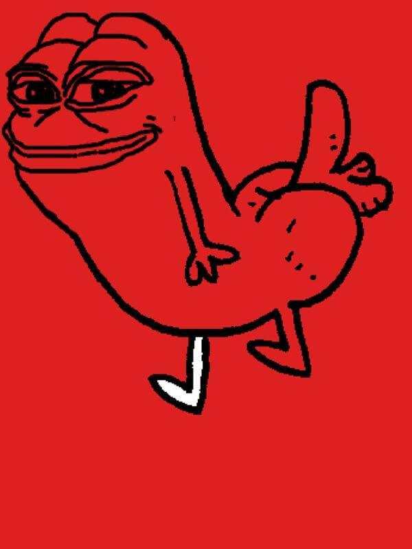 Pepe Dickbutt Essential T-Shirt - Image 35