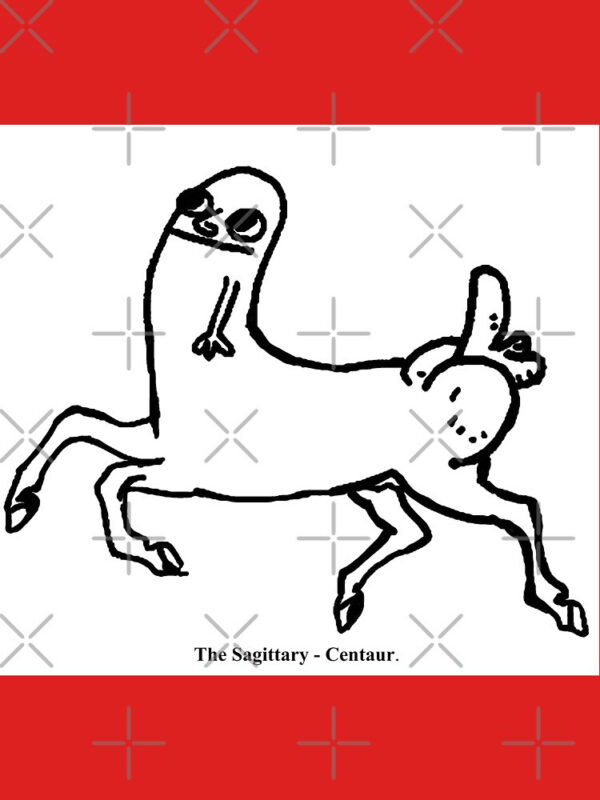Dickbutt Centaur Fitted T-Shirt - Image 29